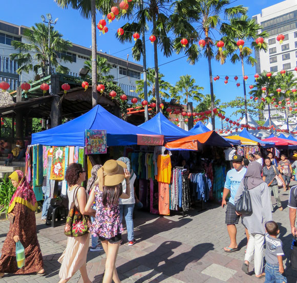 Coffee, Markets, and Water Sport Islands in Malaysian Borneo