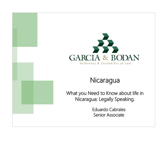 What You Need to Know About Life In Nicaragua: Legally Speaking