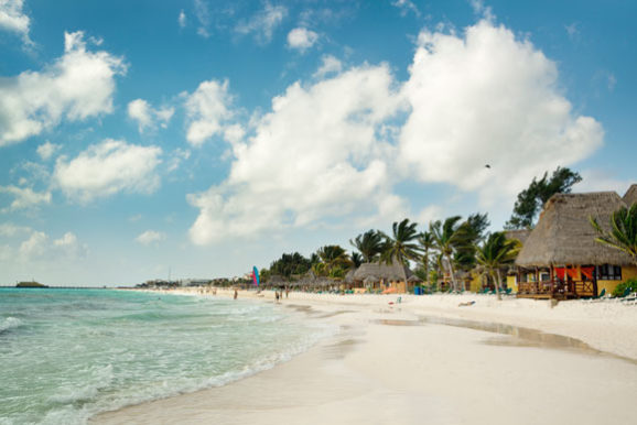 Partying by the Beach in Playa del Carmen, Mexico