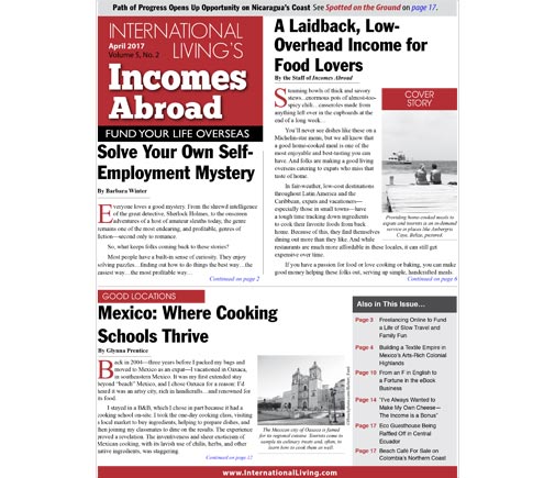 Incomes Abroad – April 2017