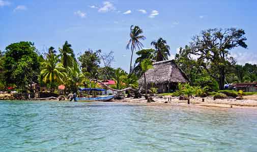 Beyond Bocas Town in Bocas del Toro, Panama