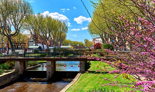 View of Perpignan, France